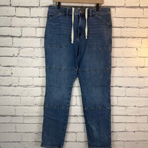 Upwest Men’s Vintage Wash Carpenter Utility Jeans Slim Straight Size Large EUC